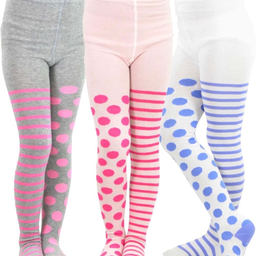 Little Girls & Toddlers Fashion Tights 3 Pair Pack (18-24 Months)
